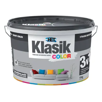 Het Klasik Color 0147 šedý břidlicový 4kg