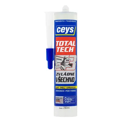 Lepidlo univerzální Ceys Total Tech transparentní 290ml