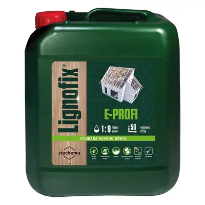 Lignofix e-profi hnědý 1:9 5kg