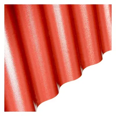 Vlnitá deska PVC 2000 x 900 x 1 mm červená