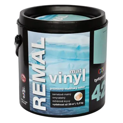 Remal Vinyl Color mat tyrkysově modrá 3,2kg