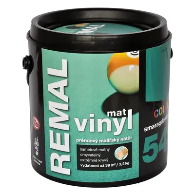 Remal Vinyl Color mat smaragdově zelená 3,2kg