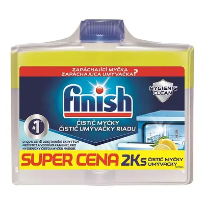 Finish Čistič Myčky Lemon 250ml Duo