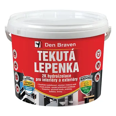 Den Braven Tekutá Lepenka 2K hydroizolace 7 kg