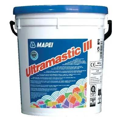 Disperzní lepidlo na obklady a dlažbu Mapei Ultramastic III D2TE 12 kg