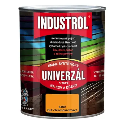 Industrol uni 6400 žluť chromová tmavá 0,75l