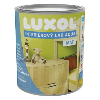 Luxol interiérový lak aqua mat 0,75l