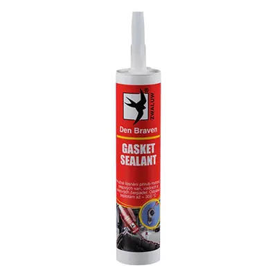 Jednosložkový acetátový silikonový tmel Den Braven Gasket sealant červený 80 ml