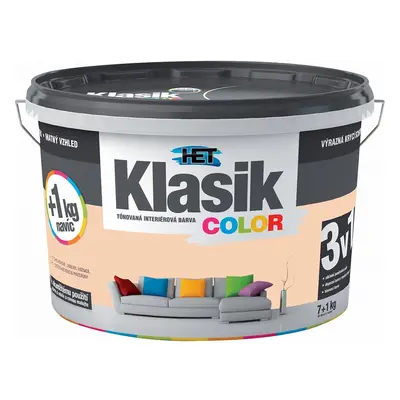 Het Klasik Color 0728 oranž broskvový 7+1kg