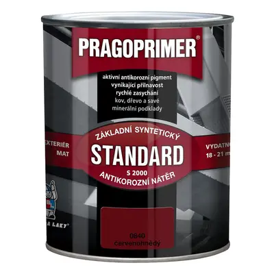 Pragoprimer Standard 0840 červenohnědý 0,6l