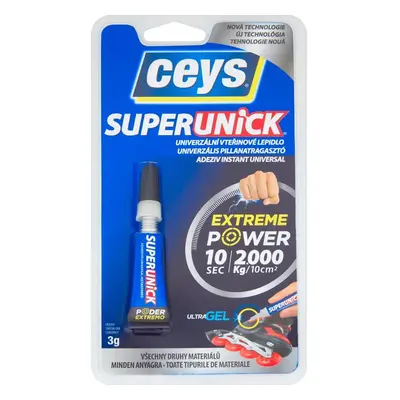 Univerzální lepidlo vteřinové Ceys Superunick Extreme Power 3 g