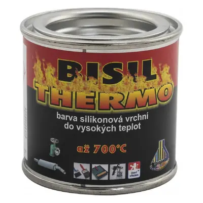 Bisil Thermo žáruvzdorná barva černá 80g