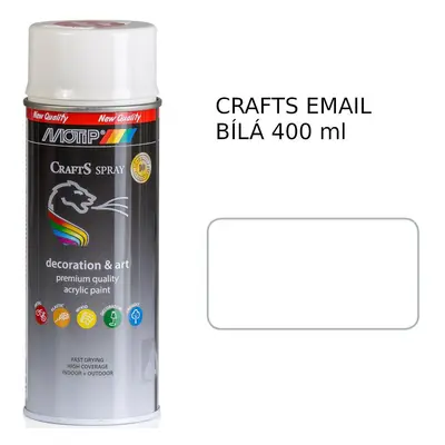 Sprej Crafts email do van bílý 400ml