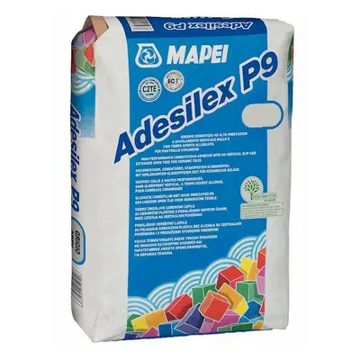 Lepidlo na obklady a dlažbu Mapei Adesilex P9 25 kg bílé