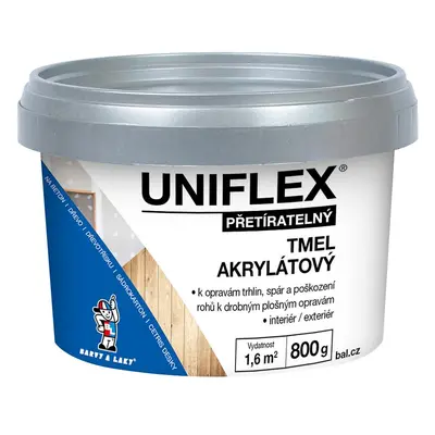 Uniflex akrylový tmel 800g