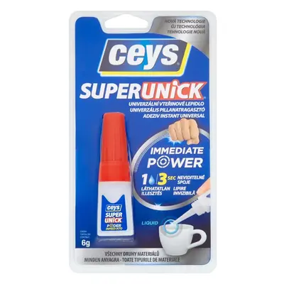 Lepidlo Ceys Superunick Immediate Power univerzální vteřinové 6 g