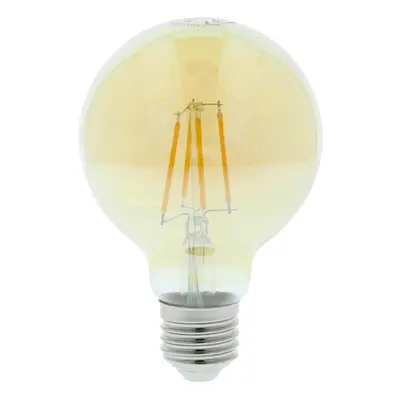 LED žárovka globe G80 vintage 5W E27 2400K 540LM