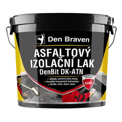 Asfaltový izolační lak Den Braven DenBit DK – ATN 9 kg