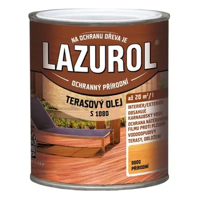 Lazurol terasový olej bezbarvý 0,75l