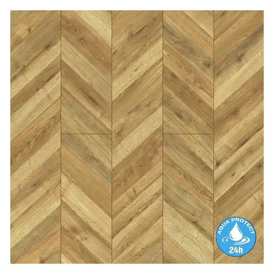 Laminátová podlaha voděodolná Dub Cheveron 8 mm AC5 Aqua Parquet Mercado 80194