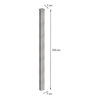 Sloupek hladký 70x70 ZN