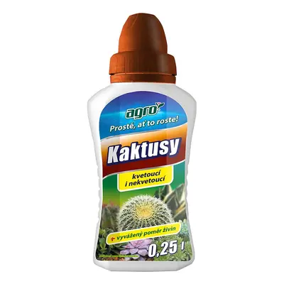 AGRO Kapalné hnojivo kaktusy 0,25 l