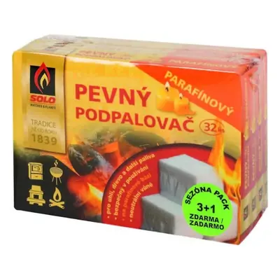 SOLO Pevný podpalovač parafínový 3+1