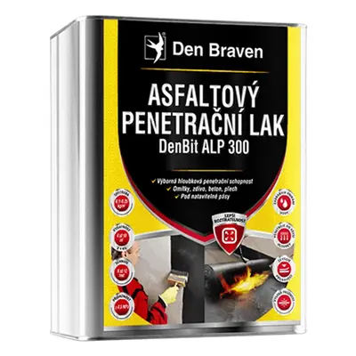 Asfaltový penetrační lak Den Braven DenBit ALP 300 9 kg