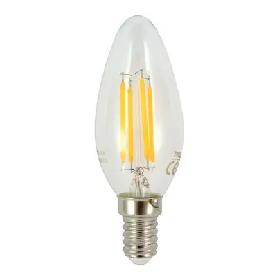 LED žárovka Filament svíce 5W E14 C35 2700K