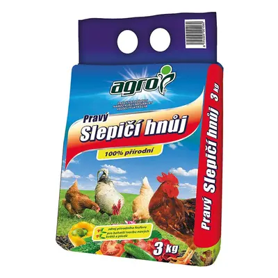 AGRO Slepičí hnůj 3 kg