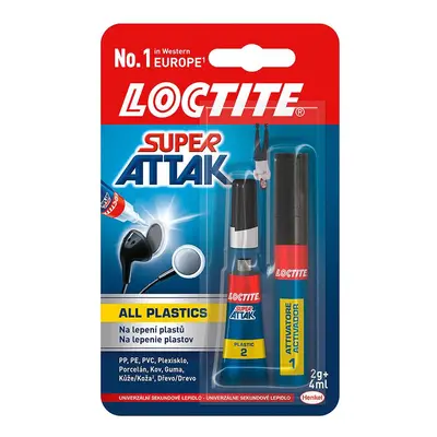 Super attak all plastics 2g+4ml