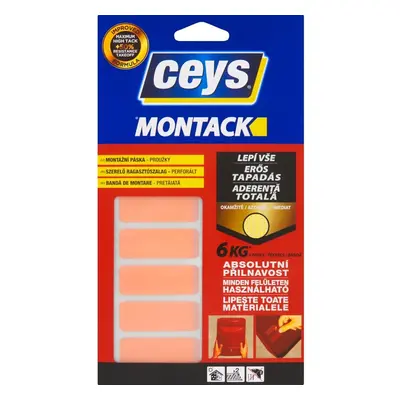 Montážní páska Ceys Montack 48 x 18 mm 10 ks