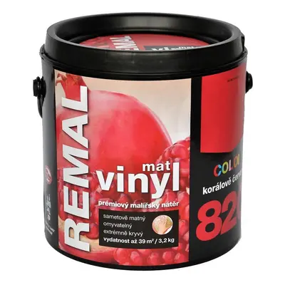 Remal Vinyl Color mat korálově červená 3,2kg