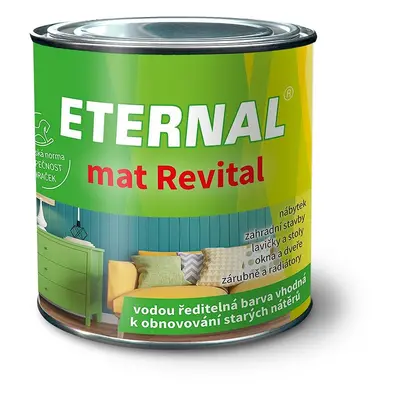 Eternal mat Revital RAL7035 světle šedá 0,35kg