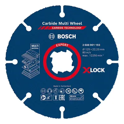 Expert Carbide Multi Wheel X-Lock cutting disc 125 mm