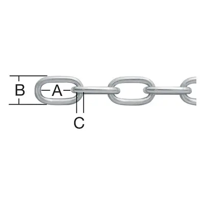 Řetěz ocel a 6mm zn