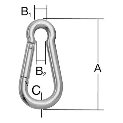 Karabina 60 x 6 mm zn 8 ks