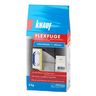 Spárovací hmota Knauf Flexfuge Zementgrau 5 kg