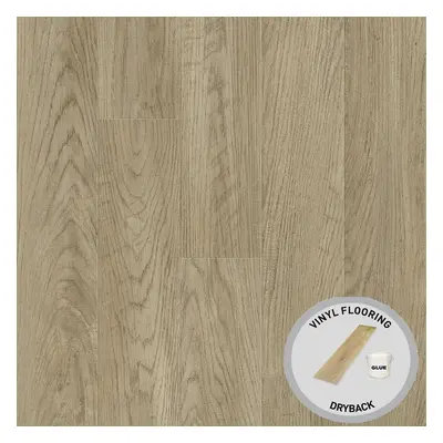 Lepené vinylové podlahy Dub Modern Beige 2mm/0,4mm DryBack