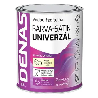 Denas uni satin 0240 hneda 0,7 kg