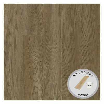 Lepené vinylové podlahy Dub Modern Brown 2mm/0,4mm DryBack