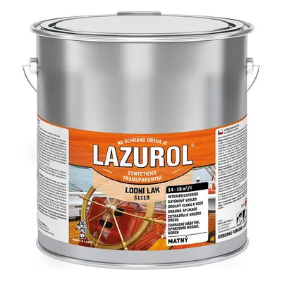 Lazurol lodní lak 2,5l mat