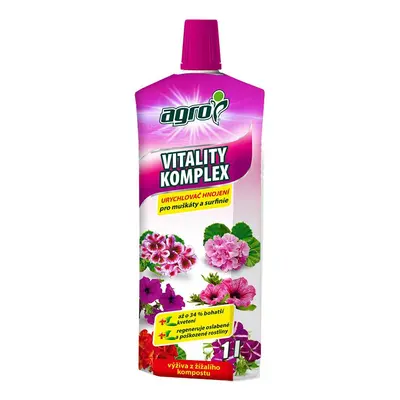 AGRO Vitality komplex muškáty a surfinie 1 l