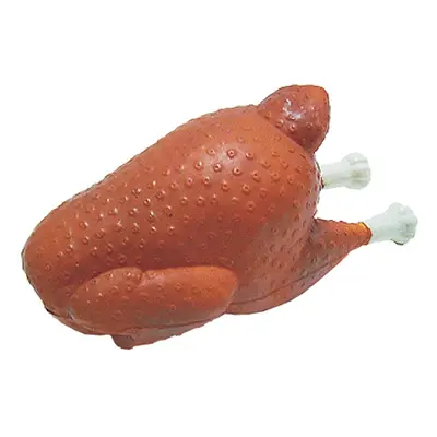 Hračka grilované kuře latex 13 cm