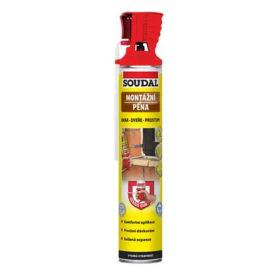 Soudal montážní pěna trubičková Genius Gun 500 ml