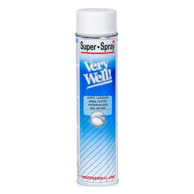 Sprej VeryWell RAL9010 mat 600ml