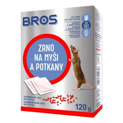 Bros-zrno na myši, krysy a potkany 120g