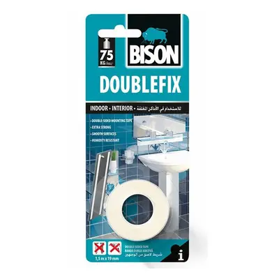 OBOUSTRANNÉ PÁSKY BISON DOUBLEFIX 1.5 M X 19 MM