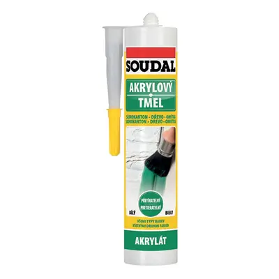 Soudal akrylový tmel bílý 280 ml