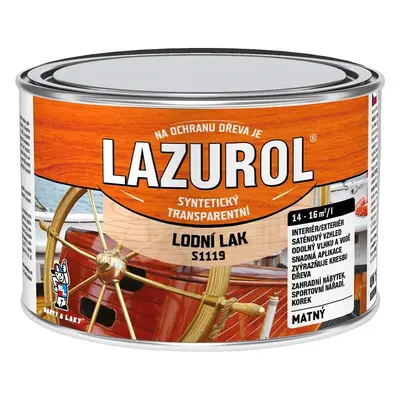 Lazurol lodní lak 0,375l mat